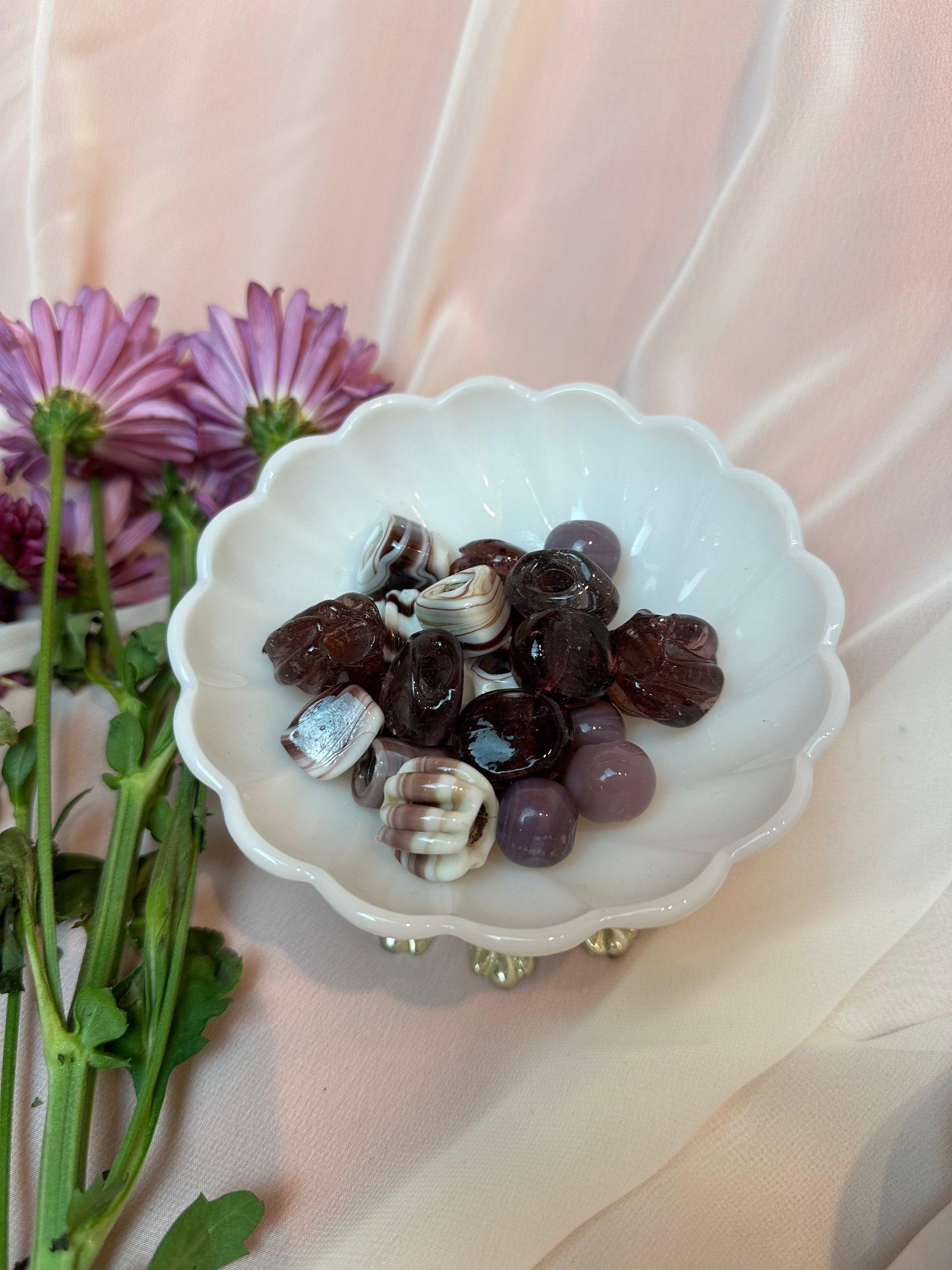 Medium Hand Crafted Italian Glass Beads