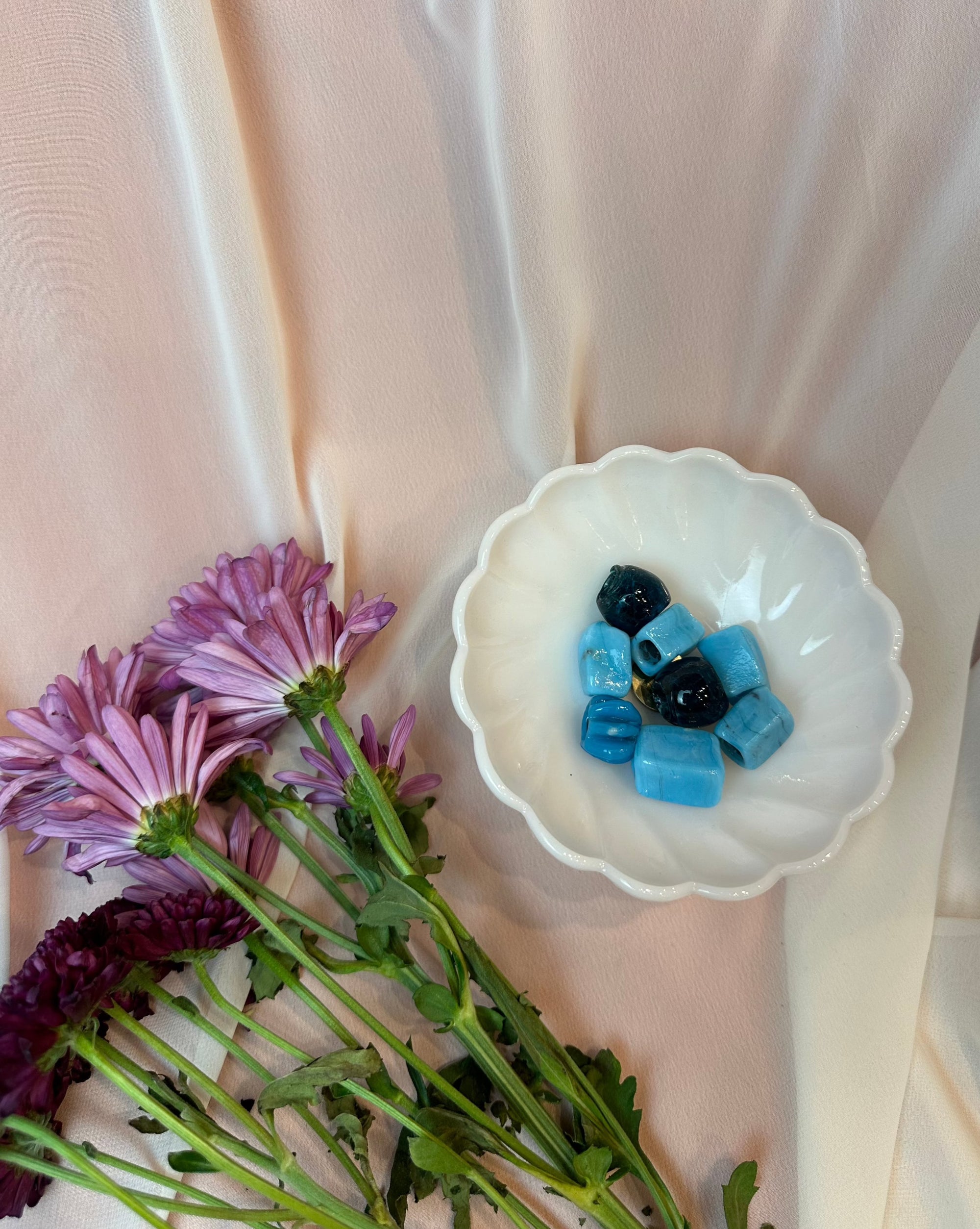 Medium Hand Crafted Italian Glass Beads