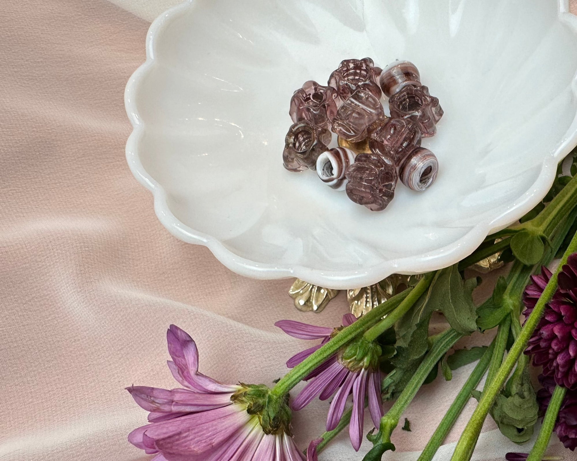 Small Hand Crafted Italian Glass Beads