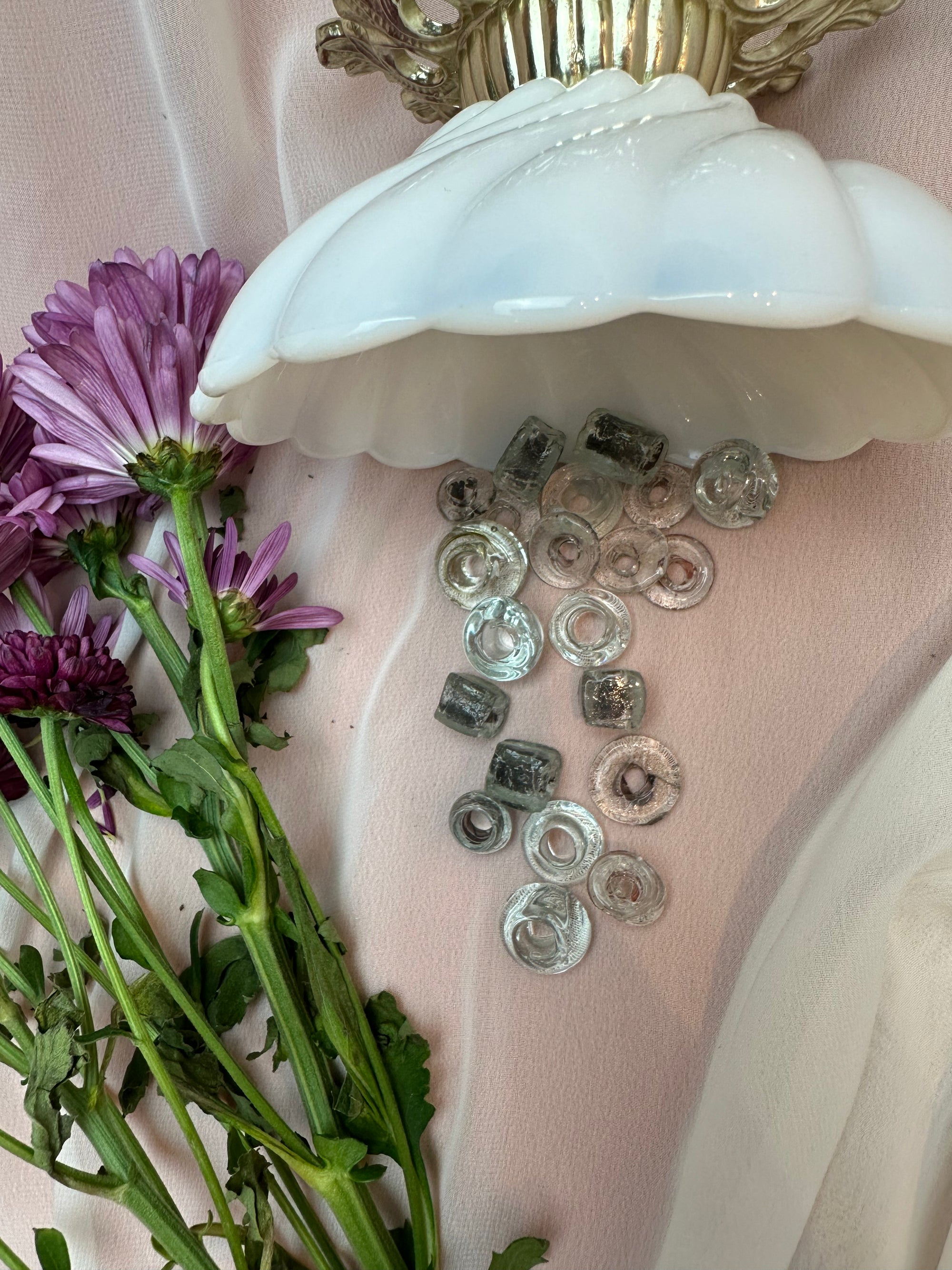 Small Hand Crafted Italian Glass Beads