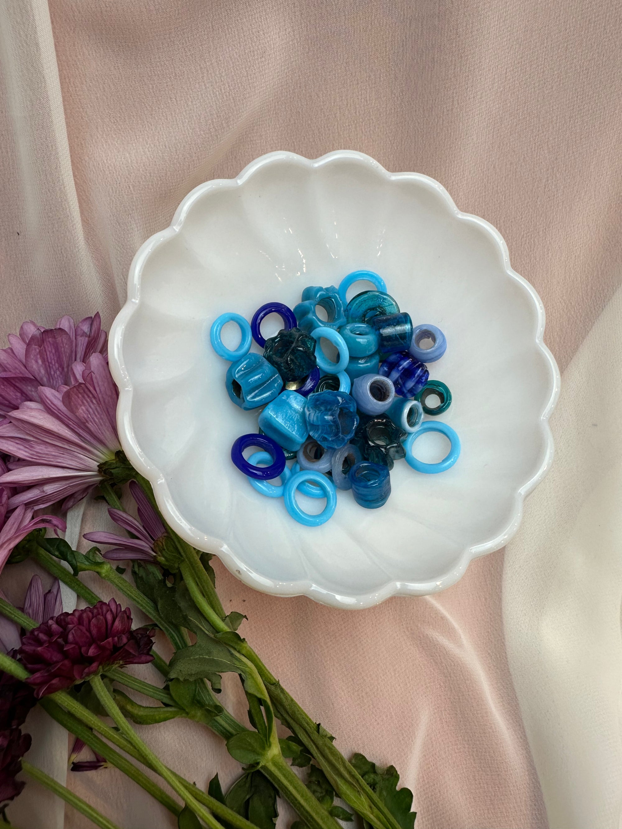 Small Hand Crafted Italian Glass Beads