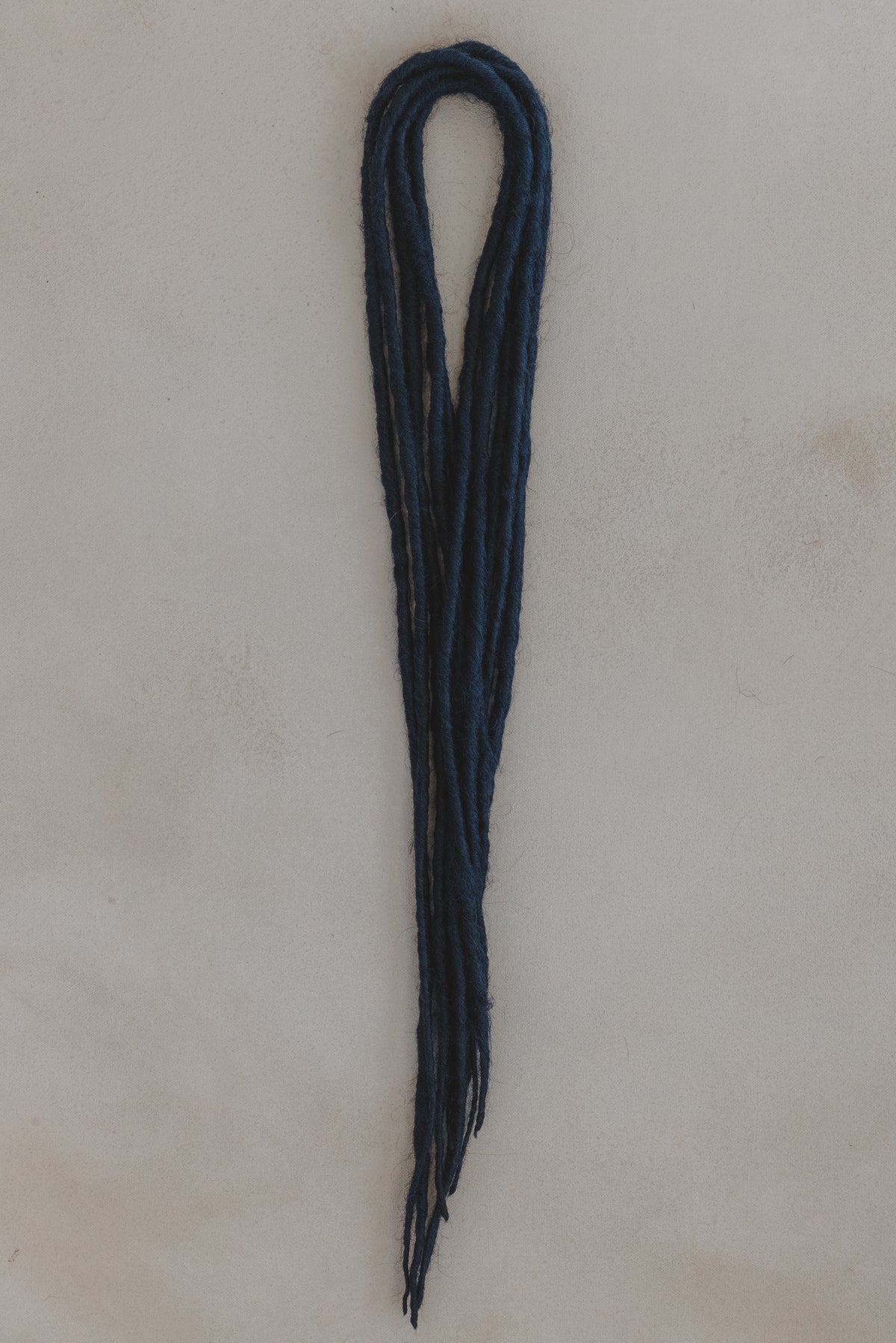 NAVY BLUE SYNTHETIC DREADLOCK EXTENSIONS - DREADFULL HIPPIE  display picture 2
