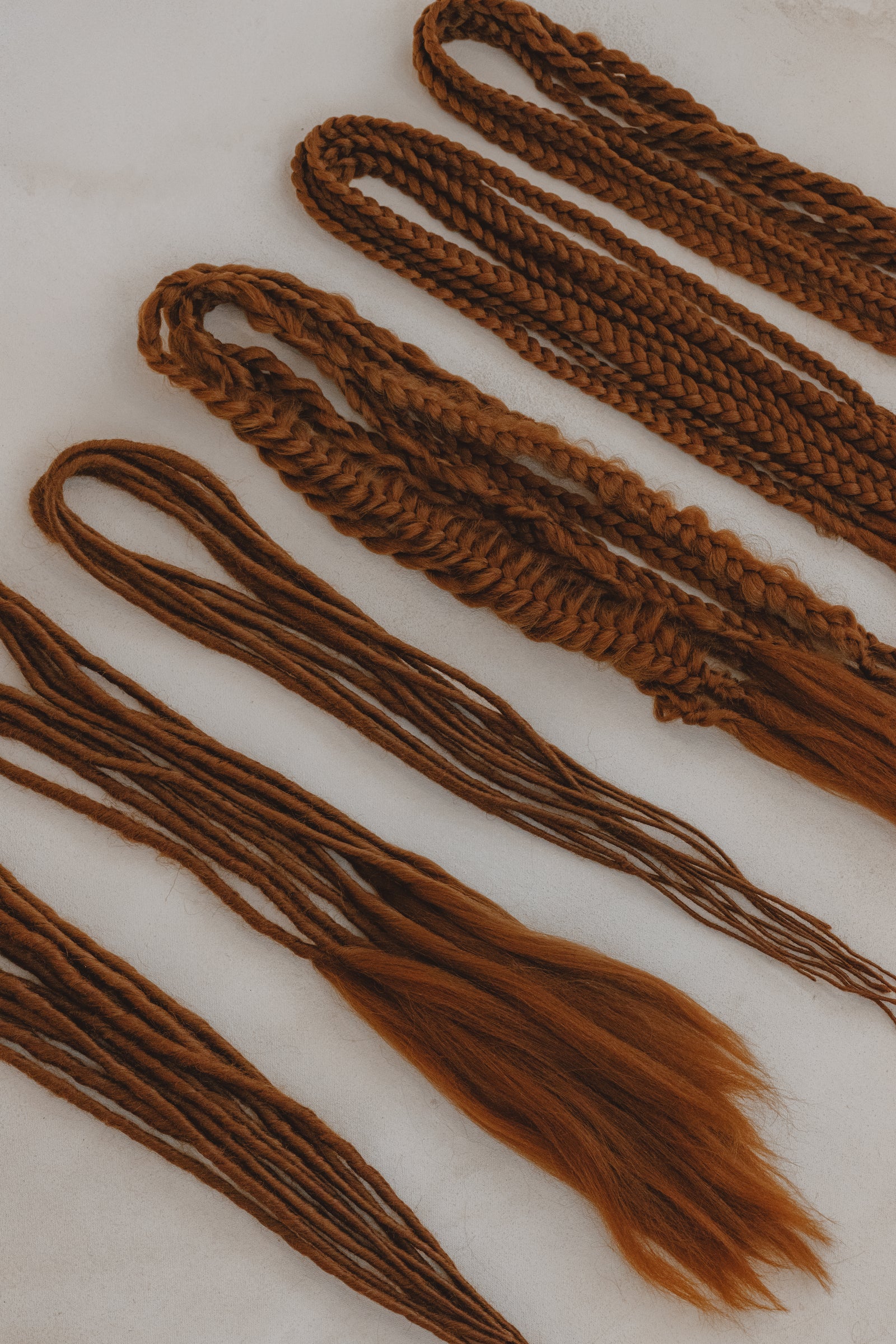 AUBURN SYNTHETIC DREADLOCK EXTENSIONS - DREADFULL HIPPIE